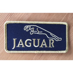 Badge  Jaguar zwart goud